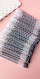 Black gel pen 1/10/50 pens per pack classic signature pen ballpoint pen with 0.5mm refill ballpoint pen set