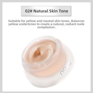 2025NOVO ครีมรองพื้นบำรุงผิว ติดทนนานสำหรับผิวแห้ง ครีม BB สำหรับผู้หญิง รองพื้นแบบน้ำ DKOLVB