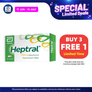 [Alpro Pharmacy] Abbott Heptral 500mg Gastroresistant Tablets 20s | Liver Detox / Liver Supplement / Relieve Fatigue