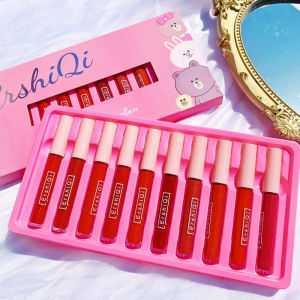 NEW Fun Live 10in1 Lip Tint Set 10pcs/set Waterproof Lipstick Set Matte Lipgloss Tint Set Makeup
