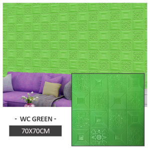 3D Wallpaper Waterproof Adhesive PVC Foam Wall Sticker Ceiling Wallpaper Home