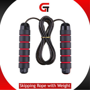 Professional Speed Jump Rope 3M Adjustable Tangle-Free Steel Cable with Ball Bearings Foam Handles for Cardio Boxing Home Gym Workout Men Women