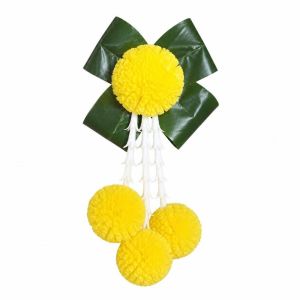 LETIGO Hanging Marigold Garland Long Strands Colorful Artificial Marigold Wreath Artificial Flower Party Decoration Garland Home Decor