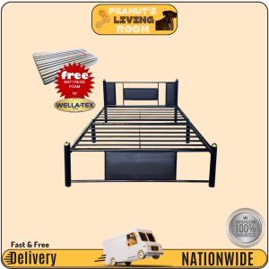 BLOSSOM METAL BED FRAME POWDER COATED SPLIT TYPE W/  MATTRESS- PEANUTS LIVING ROOM