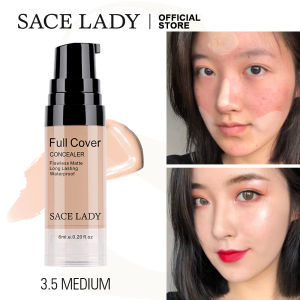 SACE LADY Concealer Waterproof Full Cover Matte Flawless  Face Concealer Cream Oil-control Face Makeup