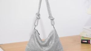 Rhinestone Womens Evening Bag GlitterHandbag
