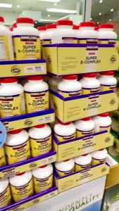 [HÀNG MỸ] KIRKLAND SUPER B-COMPLEX 500 VIÊN – BỔ SUNG VITAMIN TĂNG NĂNG LƯỢNG & MIỄN DỊCH - Bổ sung 8 Vitamin nhóm B hỗ trợ chuyển hóa năng lượng giảm mệt mỏi tăng sức bền.    Cung cấp Vitamin C giúp tăng cường sức đề kháng bảo vệ cơ thể trước tác nhâ