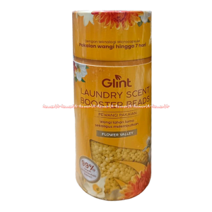 Glint Laundry 200gr Scent Booster Beads Enchanting Snow Flower Valley White Tea Pengharum Pelembut Pakaian