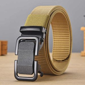 (SB05) Ikat Pinggang Pria Sabuk Pria Bahan Nylon Canvas Model Rel Gesper Men Belt
