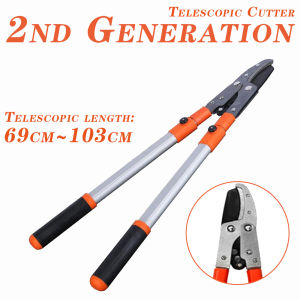 HEYMAN Telescopic Tree Branch Cutter Pruning Cutter Heavy Duty Lopper Gunting Tree Trimmer Pokok Heavy Duty Pemotong Dahan Pokok Gunting Dahan Pokok