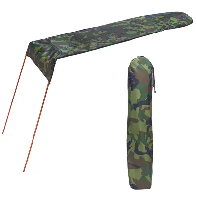 Outdoor Kayak Umbrella Canoe Awning Sun Shade Canopy Kayak Portable Foldable Sun Shade Canopy For Kayak Outdoor Boat Canoe Fishing