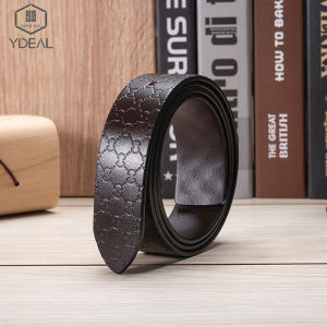 Belt Strap For Men New Men Belt Strap สายเข็มขัดหนังวัวชั้นแรกของผู้ชายเข็มขัดหนังแท้2022ซม. 3.3สำหรับผู้ชายหัวเข็มขัดแบบไร้หัวเข็มขัด100%-110ซม. (เฉพาะสายเข็มขัด) ปี125