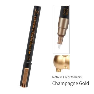 DSPIAE MKS Super Metallic Color Chrome Silver Titanium gold Champagne gold Color Marker Pens for Gundam Model Painting DIY Tool