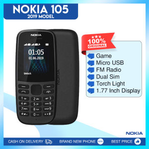 CLOUDTECH 105 2019 Basic Phone 1.77" Display Standard Dual Sim Keypad Phone Removable Battery 1020 mAh