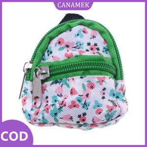CANAMEK✨ 1:6 Dollhouse thu nhỏ vải trường túi hoa Ba lô búp bê Phụ kiện mô hình trang trí nội thất đồ chơi nhà búp bê phụ kiện