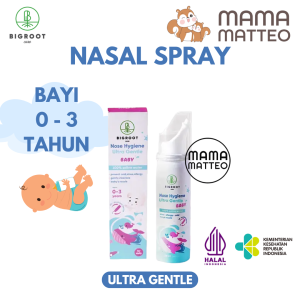 Bigroot Nose Hygiene Ultra Gentle Baby & Nose Hygiene Stuff Relief 50ml | Halal Nasal Spray Semprotan Pencuci Hidung Bayi Anak Kids Dewasa / BIG ROOT BANDUNG