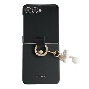 Cloud Charm Z Flip 7 Hard PC Case Protective Cover Smooth Matte Anti-Fingerprint Samsung Galaxy Z Flip7 Casing Ultra Slim Drop Proof Durable Plastic Phone Case with Raised Bezel