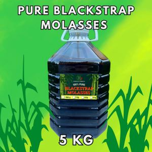 BLACKSTRAP MOLASSES PURE 5KG FOR PLANTS ANIMALS PROBIOTICS & FERMENTATION AND HOLLOW BLOCK MIX