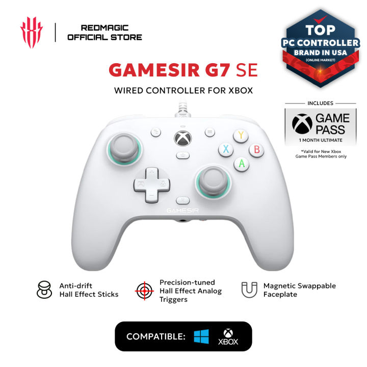 GameSir G7 SE Wired Controller for Xbox Hall Effect Sticks Hall