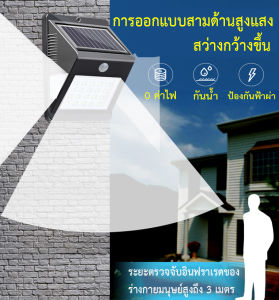 LED Induction Courtyard Garden Lighting - Waterproof & Energy-Efficient (โคมไฟติดผนังกันน้ำโคมไฟสวนกลางแจ้งโคมไฟสวนพลังงานแสงอาทิตย์)