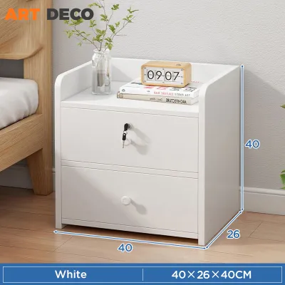 Bedside Table Side Table With Drawer Locker Meja Kecil Storage Cabinet Side Table Bedroom Nightstand Rack Kecil Tepi Katil Almari Sisi Katil