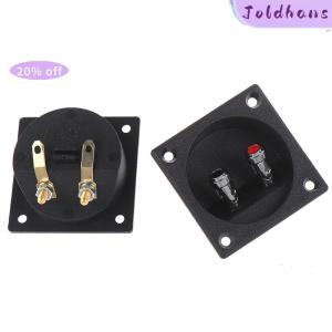 Joldhans 1Pc 50mm Round Cup Subwoofer Plug Car Stereo Speaker Box Terminal Connector