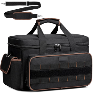 Permanent 17 Foot Strong Tool Bag With Multiple Pouches And Impermeable Lining For Professional Craftsmen And DIY Projects