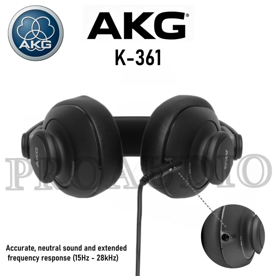 AKG K361 Studio Monitor Headphones Pro Audio Over-Ear Closed-Back ORIGINAL