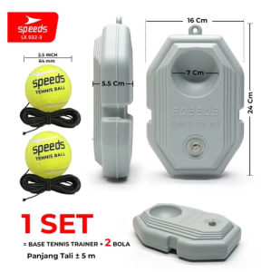 SPEEDS Raket Tennis Set Bola Raket Tenis Latihan Tenis Tennis Trainner Training Toll Exercis 032-22