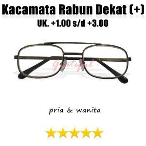 Kacamata Baca (+) Rabun Dekat Korean Style Kacamata Baca Fashion untuk Pria & Wanita / kacamata plus +1.00 +1.25+1.50+1.75 +2.00 +2.25 +2.50 +2.75 +3.00 +3.50 +4.00 Bisa Bayar di Tempat TANPA BOX