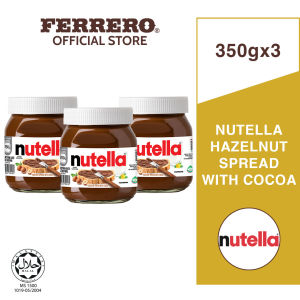 Bundle of 3 - Nutella Hazelnut Spread with Cocoa (350g)