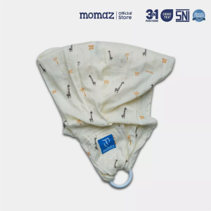 Momaz Gendongan Ring Sling Snuggle HandsFree (Leaf Navy)