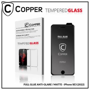 Anti Gores Kaca Matte Anti Glare Untuk iPhone SE 2022 ( Brand: COPPERINDO )