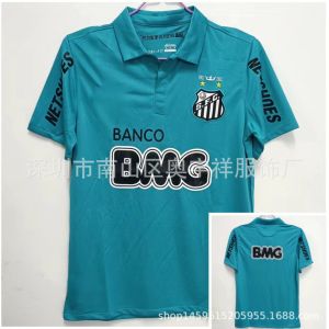 Cuba 11/12 Jersi Santos Versi Klasik Jenis Penghargaan No. 11 Neymar Pakaian Bola Sepak Penghantaran Bagi Pihak Satu Helai
