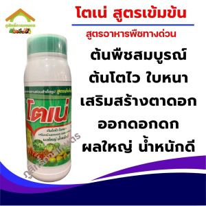 โตเน่ อาหารทางด่วนพืช สูตรเข้มข้น โตไว ใบหนา ดอกดก ผลใหญ่ น้ำหนักดี