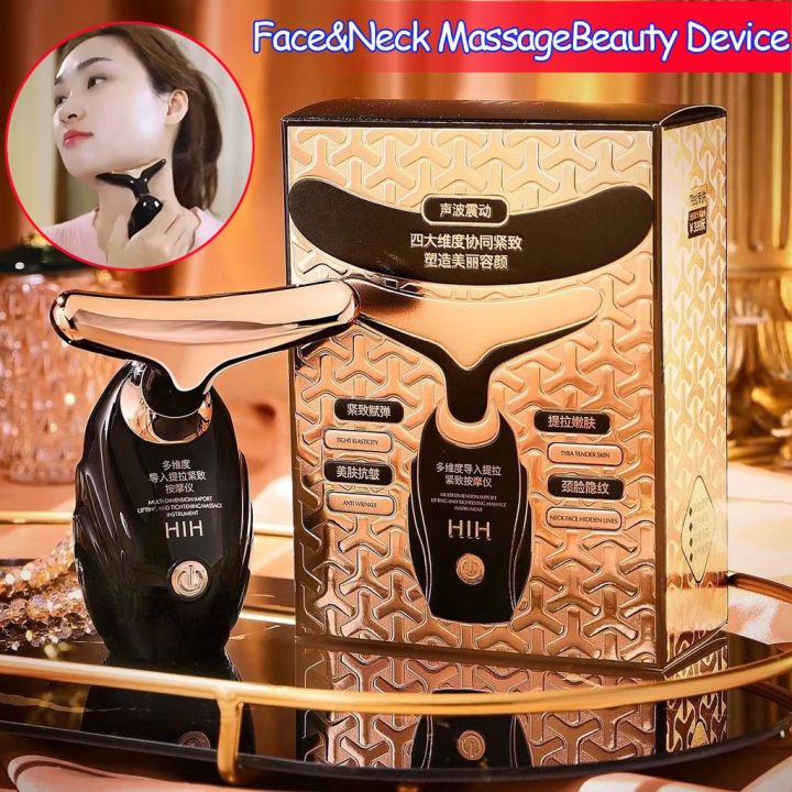 Double Chin Fat Remover Face Massager Multi-dimensional Imported Beauty  Instrument Vibration Pores Skin Sonic Face
