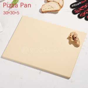 Pizza stone baking stone heavy rectangular engineered tuff cordierite perfect for ovens and grills