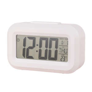 【COD&Fast Delivery】Temperature Display Digital Alarm Clock Led Light LCD Display Smart Digital Alarm Clock Calendar Bedside Table Clock Home Decor