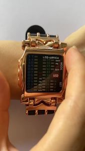 G7 New Hot Sale Binary LED Watch fashion creative crab led Student electronic watches available for dropshipping 7/7