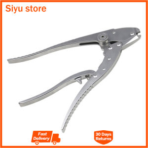 GREATLH Cable Crimper Compression Pliers Tightening Ring Bolster Lock Fixing Orthopedic Surgery Instrument Stainless Steel pet