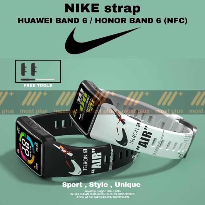 HUAWEI BAND 6 / HONOR BAND 6 (NFC) TALI JAM SPORT STRAP - Putih ...