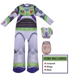 Fast shipping Kids Space Range Buzz Lightyear Toy Story Cosplay Costume Children Halloween Cosplay Costume