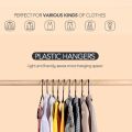 36pcs Plastic Hanger Adult hanger Drying Cloth Hangers 3 Dozen Coat Clothes Hanger Non-breakable  (Round). 