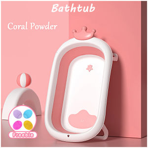 Morandi baby foldable bath tub Collapsible and Space-efficient Children’s Bath Tub for Easy Storage baby bath tub