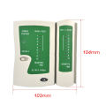 Network Cable Tester RJ45 RJ11 RJ12 CAT5 UTP LAN Cable Tester Detector Remote Test Tools Networking Free Battery. 