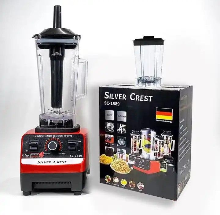 4500W 2L Industrial Silver Crest Blender Heavy Duty Commercial Juicer ...