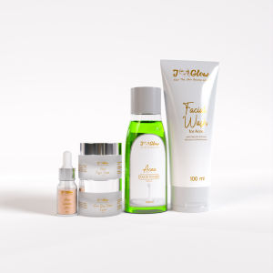 Jglow Skincare - Extra Acne Sulfur Paket Perawatan Wajah Berjerawat Cream Kecantikan Bpom Original / Untuk Kulit Berjerawat / Mencerahkan Kulit Menyamarkan Noda Hitam Bekas Jerawat