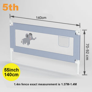 Safety Bed Fence for Baby Queen/king Size Slide Down Guard Rail Bed for Baby