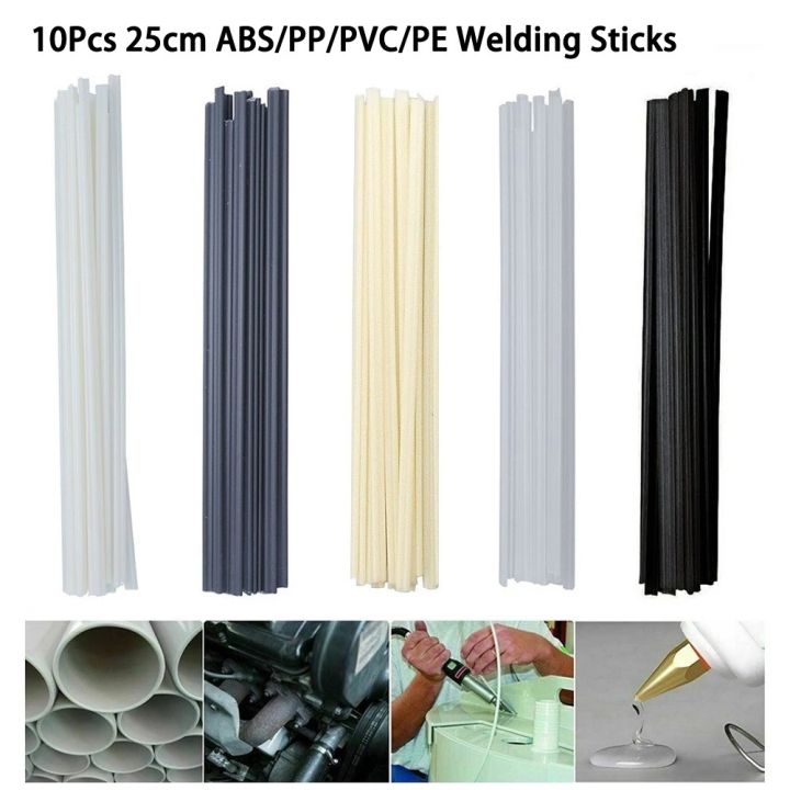 MECCANIXITY 20-Pack ABS Plastic Welding Rods – 10-Inch Double Strand, 2.5x5mm, Beige – For Kayak, Car Bumper, & Household Plastic Repairs