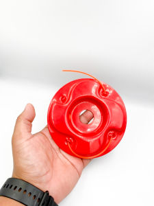 จานเอ็นตัดหญ้าแบบเหล็ก เอ็นสายกลม จานเอ็นตัดหญ้า กระปุกเอ็น ตลับเอ็น เครื่องตัดหญ็า (เก็บเอ็นได้)